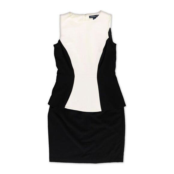 American Living Womens Colorblocked Sheath Dress, Black, NWT - Picture 1 of 1